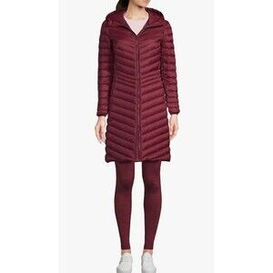 Lands' End Womens Packable Chevron Wanderweight Down Coat S 4-6